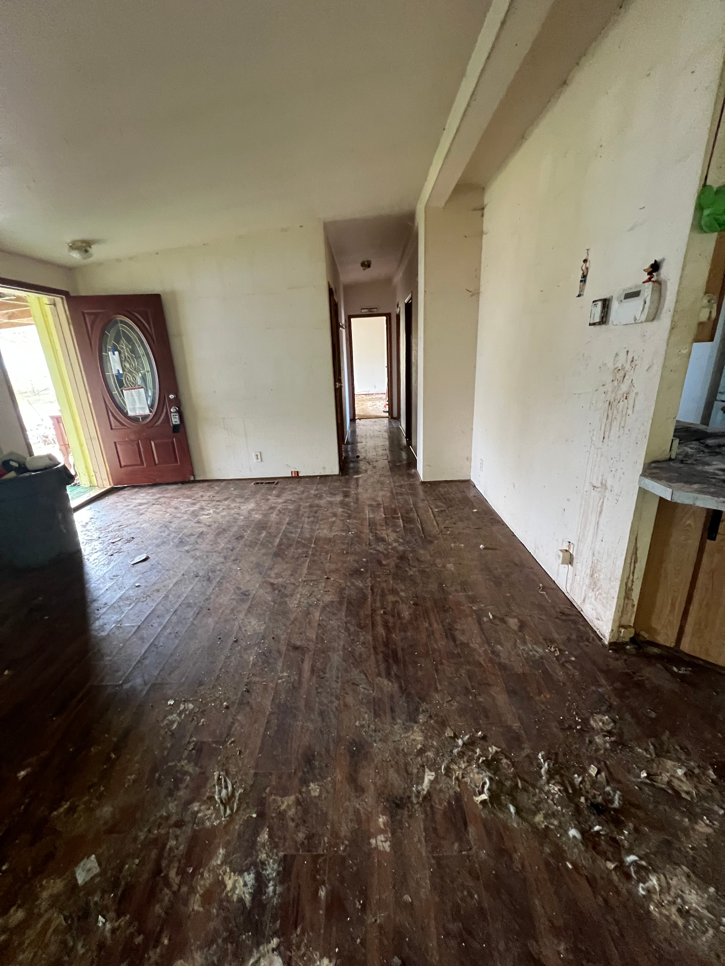Empty interior of a home after a complete estate cleanout